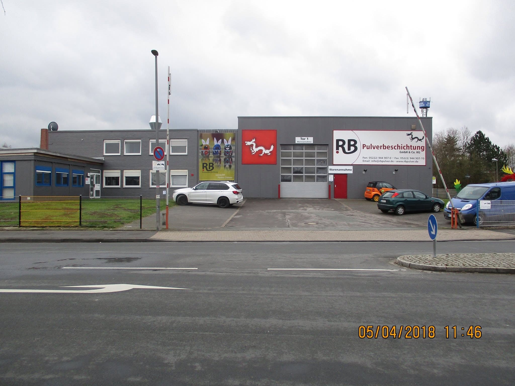 Firmengebäude der RB Pulverbeschichtung in Bad Salzuflen, Daimlerstraße 15